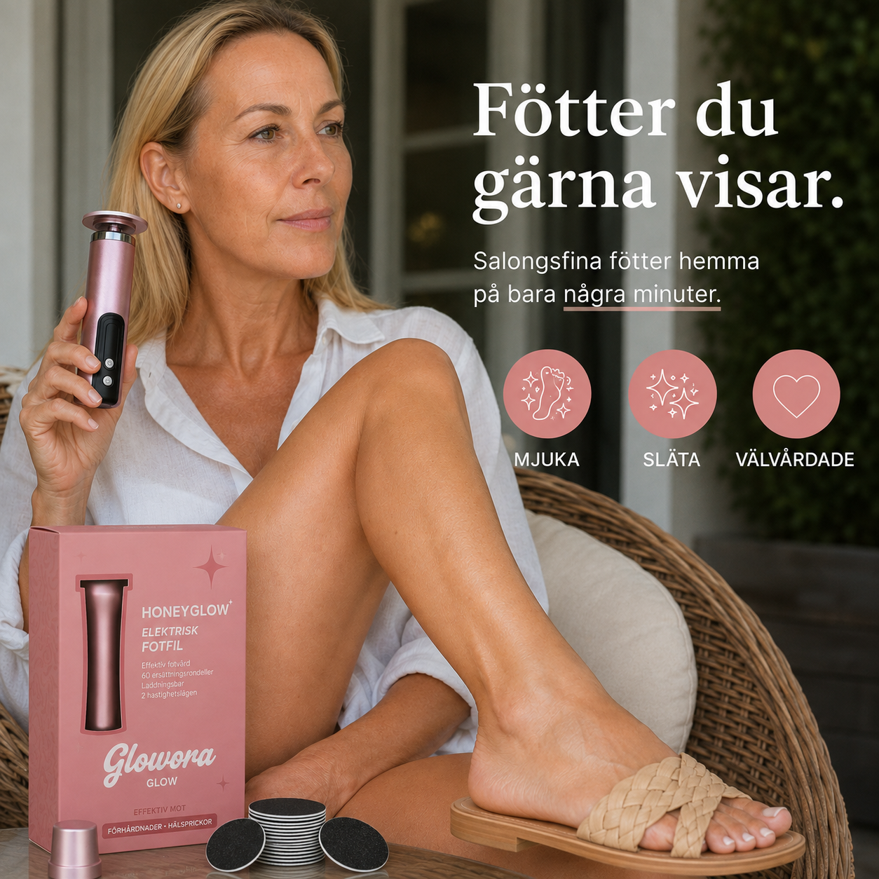 HoneyGlow™ – Salongsfina fötter hemma på under 10 minuter